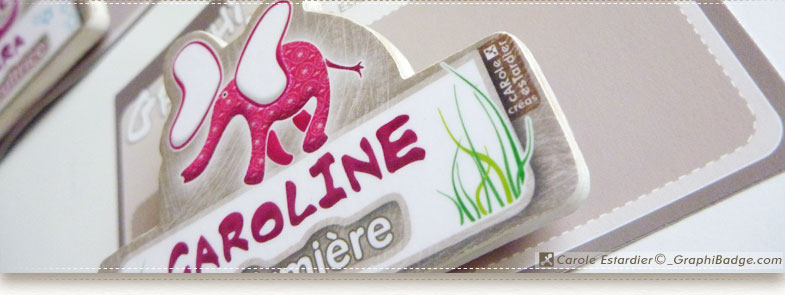 badge prénom hopital original, infirmière