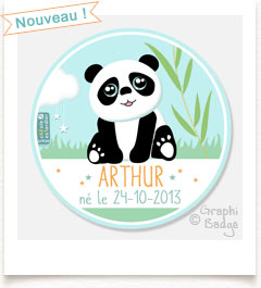 badge naissance anniversaire