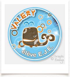 badge m�dical baleine
