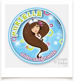 badge aide soignante