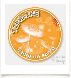 badge cadre de sant� pissenlit